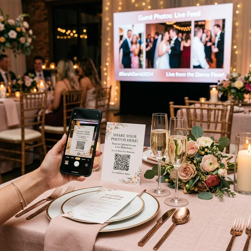 Best wedding photo sharing apps in 2026 comparison with QR code scanning at reception