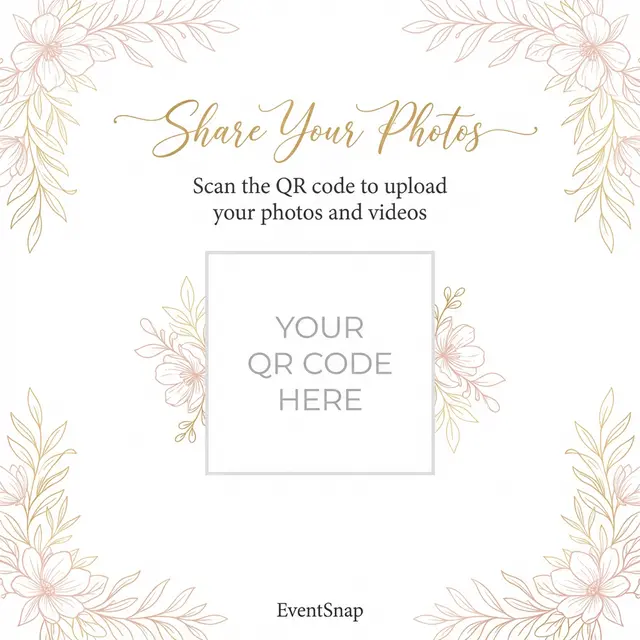 Elegant QR template