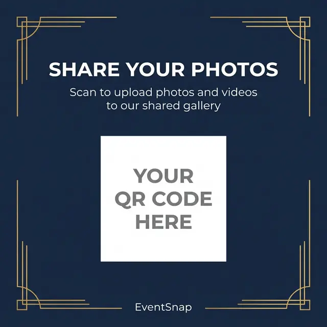 Modern QR template